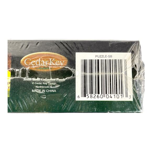 Antique Fishing Series Jigsaw Puzzle 500 pcs 20" x 13" Cedar Key South Bend NEW! - Picture 3 of 3